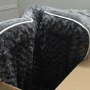 WNPETHOME Dog Beds for Large Sized Dogs, Washable Orthopedic Dog Couch Sofa Bed with Waterproof Lining & Non-Skid Bottom for Pet Sleeping (36"L x 27"W x 6.5"Th, Dark Grey)