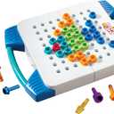 Educational Insights Design & Drill Take-Along Toolkit, 66 Piece Set with Drill Toy, Kids Drill Sets, STEM Toy, for Boys & Girls, Ages 3+