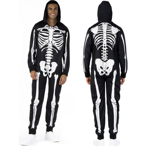 Morph Mens Skeleton Suit - Adult Skeleton Costume for Halloween, L