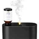 Waterless Diffuser for Home Essential Oil Diffuser, Aromatherapy Diffuser, Portable Scent Diffusers, 3 Mist Modes, Cycle Start for Bedroom, Office Studio 350-700 sq. ft Black