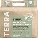 Terra Diapers Size 5: 85% Plant-Based Diapers, Ultra-Soft & Chemical-Free for Sensitive Skin, Superior Absorbency for Day or Nighttime Diapers, Designed for Toddlers 28-39 Pounds, 16 Count