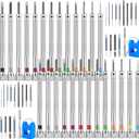 26pcs Precision Watch Screwdriver Set 0.6-2.0mm Small Jewelers Screwdriver Set High Hardness Steel Micro Cross Screwdriver Kit Glasses Repair Kit for Watch Eyeglasses Jewelry Work Electronics Repair