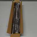 Thestoa Brown Shower Curtain Rod Adjustable 43-78 inch, 1"Diameter Spring Tension Curtain Rod No Drill, Anti-Rust Non-Slip Shower Rod for Bathroom Tension Rod