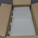 IRIS USA Vertical Plastic Flip Top Storage Containers Bins with Lids for Pantry, Home, Office, Organization, Small, Stackable Hinged Organizer with Latches, Clear, 10 Pack