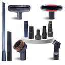 Replacement Vacuum Attachments & Brushes plus Universal Adapter Kit Compatible with Shop Vacs 21/4'' 17/8'' 13/8'' 11/4 Inch Flexible Vacuum Crevice Attachment Tool for Shop Vac Accessories
