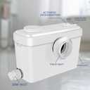 Trupow 600W 110V Macerator Sewerage Pump Waste Water Marine Toilet Bathroom Disposal Laundry