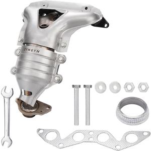 Exhaust Manifold Catalytic Converter Kit Fit For L4 1.7L Direct-Fit Compatible with Honda Civic & Acura EL 2001-2005 Replace 18160-PLM-A00 18160-PLM-A50 (EPA Compliant)