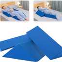 Fanwer Positioning Wedge Pillow for Side Sleeping (3 in 1), 40 Degree Triangle Bed Wedges & Body Positioners for Back Pain, Preventing Bedsores, After Surgery, Knees Elevated, Pregnancy (Blue)