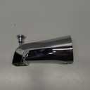 Slip on Tub Spout Kit, Universal Bathtub Spout Fits 1/2" Copper Water Tube (5/8" Dia), Slide-in Bath Tub Faucet with Hex Wrench for Easy Installation (Chrome)