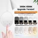 SANKEDOU LED Wall Mounted Reading Light, Book Light for Reading in Bed with Touch Control, 5 Dimmable, USB Output, Night Light & Timers Function, Flexible Gooseneck Headboard Bed Lights (White)