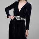 Women Rhinestone Belt, Bling y2k Western Cowgirl Men Cowboy Faux Leather Studded Belts for Jeans Pants (Black)