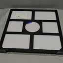 Picture Frame Collage for 4x6 and 4x4 Photos - 7 Openings Black Frame Wall Decor for Tabletop Stand and Wall Mounting - Home and Family Display