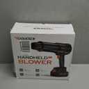 990,000 RPM Cordless Leaf Blower - 21V Electric Handheld Leaf Blower with 24.0Ah Batteries & Fast Charger - Lightweight for Patio, Lawn, Yard, Deck Cleaning (Dark)