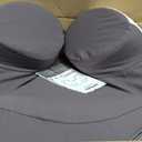 SAHEYER Side Sleeper Pillow with Arm Holes, 2 in 1 Shoulder Relief System for Rotator Cuff Pain, Memory Foam Pillow for Adults with 3 Arm Place Hole, Grey