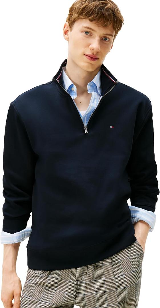 Tommy Hilfiger Bill 1/4 Zip Sweatshirt (Medium)