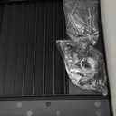 Ekena Millwork Lifetime Vinyl LP2S12X04700BL Standard Two Equal Panel Vinyls, Raised Panel Vinyl Shutters, w/Installation Shutter-Lok's & Matching Screws (Per Pair), 12"W x 47"H, Black