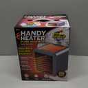 Ontel Handy Heater Pure Warmth 1200W Personal Ceramic Space Heater With Adjustable Heat - Portable, Quiet & Energy Efficient Small Space Heater for Bedroom, Office, Garage & More