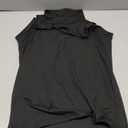Sleeveless Mock Neck Top M, Black