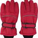 Utaly Boys-Girls-Winter-Snow-Ski-Gloves-Kids Waterproof Snowboard-Glove Warm Outdoor Sports-Mittens for Children 5-10 Years