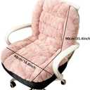 Office Chair Cushion with Back Support Leopard Print Chair Cushions Desk Chairs Pads Dorm Office Non-Slip Seating Pad