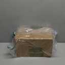 6 Pcs 5.3 Inch Ceramic Succulent Pots Stone Shape Bulk Rectangle Window Box Cactus Plant with Drainage Hole Succulent Planters Small Cactus Pots for Indoor Garden Office Table Decor Gift