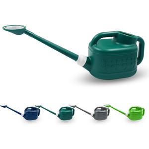 1 Gallon Watering Can, Garden Watering Can Outdoor, Plant Water Can with Removable Long Spout and Stainless Steel Sprinkler Head, Plastic Indoor Watering Cans for Gardening Flower Plants