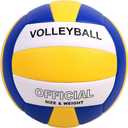 Official Size 5 Volleyball, Soft Indoor Outdoor Volleyball for Game Gym Training Beach Play