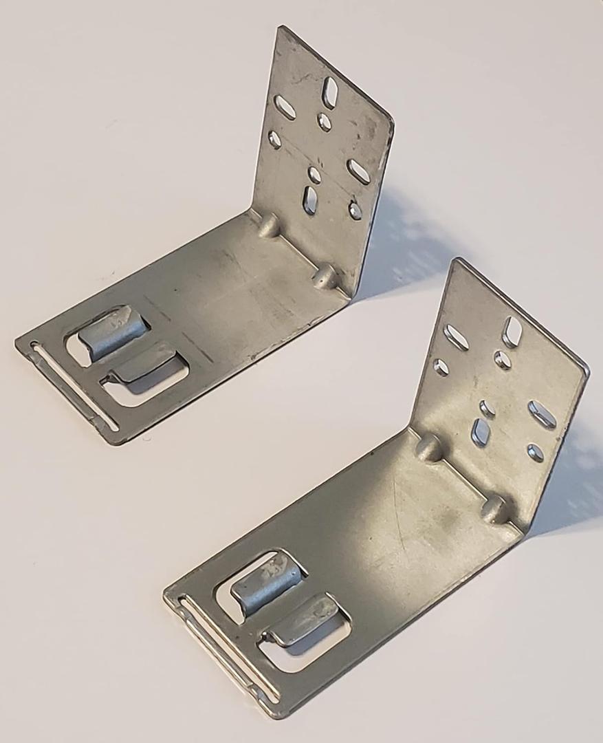 One Pair - Steel Rear Bracket for USE-Series Undermount Drawer Slides