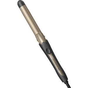 Infiniti PRO CONAIR Tourmaline Ceramic 1-Inch Curling Iron, Clamp Curling Iron, 1-Inch Barrel Produces Classic Curls, Hair Curler for Use on Short, Medium, and Long Hair, Dark Grey