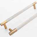 30 Pack 7 1/2 Inch 192 mm Bronze and Nickel Barrel Cabinet Pulls Cupboard Aluminum Handles Drawer Pull Cabinet Handles