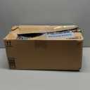 MARTINE MALL 2FT Small Christmas Tree with 30 LED Lights, Snowy Flocked Mini Christmas Tree Artificial Tabletop Xmas Trees with Cardinal Birds Red Bow Star Hanging Ornaments for Table Desk Small Space