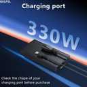 330W 300W GaN Legion Charger Compatible with Lenovo 9/9i/Pro 7/7/Pro 5/5 16IRX8H 16IRX8 15ARH7H 15ACH6A 16ARH7H 16ARX8 16IRX8 16IAH7H 15ACH6H 15ITH6H 15IAH6H 15IAH7H 17ITH6H 16ARHA7 16IAX7 Y9000 Y7000