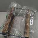 Bathroom Countertop Organizer, 2 Tier Vanity Organizer and Storage for Cosmetic Skincare Perfume, Wood Bead Storage Shelf for Bathroom Kitchen Coffee Station