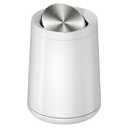 2.1Gallon Small Bathroom Trash can with lid, White