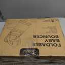 Orzbow Portable Baby Bouncer, Foldable Baby Bouncer Seat with Storage Bag and Removable Play Bar, 3 Recline Positions, 0-12 Months Up to 20lbs, Ergonomic Design, Easy to Wash, Gray