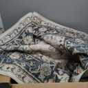 9x12 Area Rugs for Living Room - Large Carpet Ultra Thin Soft Washable Oriental Vintage Floral Distressed Rug Big Indoor Carpets for Bedroom Nursery Dorm Home Decor Aesthetic - Multi