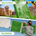 Artificial Dog Grass Pee Pad 18.75"x15" 2 Pack, Washable Indoor Potty Training Replacement Turf for Puppy, Reusable Realistic Grass Mat for Dogs