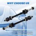 Stabilizer Sway Bar Link Front Compatible With Dodge Ram 1500 2500 3500 2WD / RWD Only Front Sway Bar End Links K80821