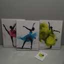 Apicoture Ballet Dance Canvas Wall Art - Abstract Watercolor Ballerina Dancer Painting Canvas Prints Wall Decor for Girl Room Dancing Room Decoration 12x16inchx3pcs