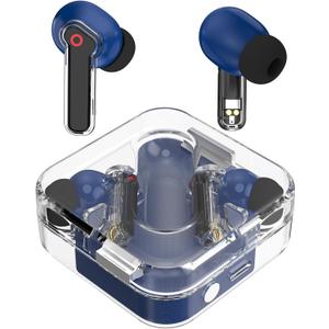 SIXTHGU Ai V700 Translation Earbuds Real Time, 164 Language Translator Earbuds, Audifonos Traductores Ingls Espaol, 48H AI Ear Buds Translator Device Translating Earbuds for Business, Travel (Blue)
