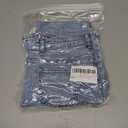 Floerns Girl's Cute Bowknot Jean Pants Embroidery Flared Leg Y2k Denim Pants