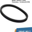 Drive Belt for Kawasaki Mule 600 Mule 610 2005 2006 2007 2008 2009 2010 2011 2012 2013 2014 2015 2016 Mule SX 2017 2018 2019 2020 2021 2022 2023 Replaces 59011-0011 UA451 UHQ451 UXP451 03G3470