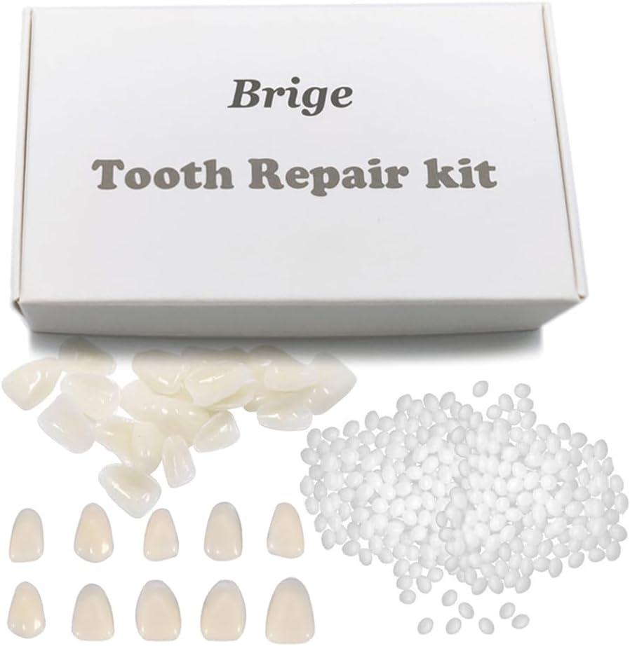 Tooth Repair kit for Filling The Missing Broken Tooth and Gaps-Moldable Fake Teeth and Thermal Beads Replacement Kit for Women and Men