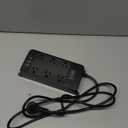 Outdoor Power Strip Weatherproof, 6 Outlets Waterproof Surge Protector with 3 USB Ports, 6 FT Extension Cord, Shockproof Overload Protection, Wall Mountable for Home Office Patio Porch (Black)