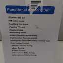 Bluetooth Speakers, 60W Portable Wireless Loud Outdoor Home Party Bluetooth Speaker with Subwoofer, FM Radio, LED Colorful Lights, Microphone, Remote and Big Powerful Stereo Deep Bass Sound Boombox