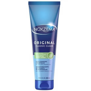 Noxzema Original Classic Clean Face Wash, Deep Cleansing Cream for Fresh, HealthyLooking Skin, Hydrating Formula Removes Dirt, Oil & Makeup, Dermatologist Tested, 8 oz (6 Pack)