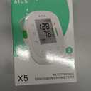 Blood Pressure Monitor, AILE Blood Pressure Machine Upper Arm Large Cuff(8.7"-16.5"), High Automatic Blood Pressure Monitors Cuff for Home Use, (BP) Manual Arm Blood Pressure Monitors, 2 * 99 Memory (White)