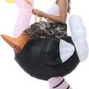 Inflatable Costume Adult Funny Ostrich Costume Adult Riding Ostrich Costume Suit Blow up Costumes for Adults Men Women Halloween Costumes Cosplay