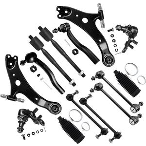 SCITOO 14pcs Suspension Kit Front Lower Control Arm Ball Joint Outer Inner Tie Rod End w/Boot Sway Bar End Link for 2002-2003 for Toyota Camry for Lexus ES300 2004-2006 for Lexus ES330