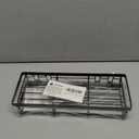 Moforoco Shower Caddy Shelf Organizer Rack, Self Adhesive Black Bathroom Shelves Basket, Home Farmhouse Wall Inside Organization and Storage Decor Rv Accessories, First Camper Apartment Essentials